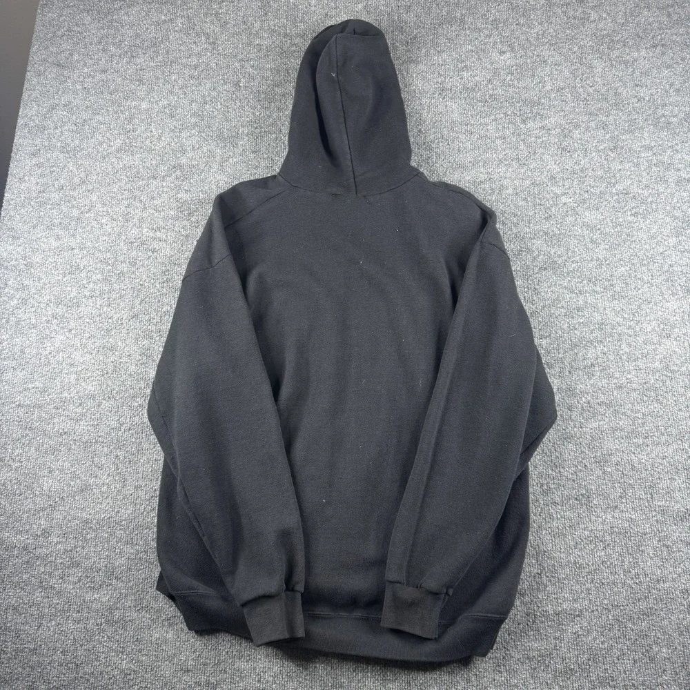 Harley Davidson Hoodie Men L Black Pullover Sweatshirt Eagle Biker Motorcycle WV